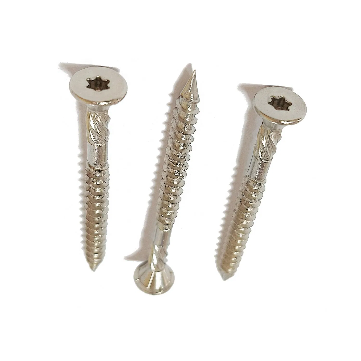 Stainless Steel Torx Fluted Shank Wood Screws Hardware Fasteners Bulk Sales