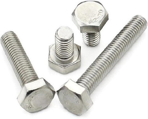 Pure Nickel Hex Head Bolt DIN 933 Corrosion Resistant Nickel Fastener for Chemical Industry M2-M24
