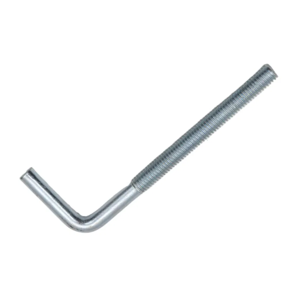 Carbon Steel 4.8 8.8 10.9 12.9 Mild Steel L-Bolt Fastener with Hex Nut DIN3570 M12 M14 M16 M20 Zinc Black Plain Galvanize with Quality Assurance