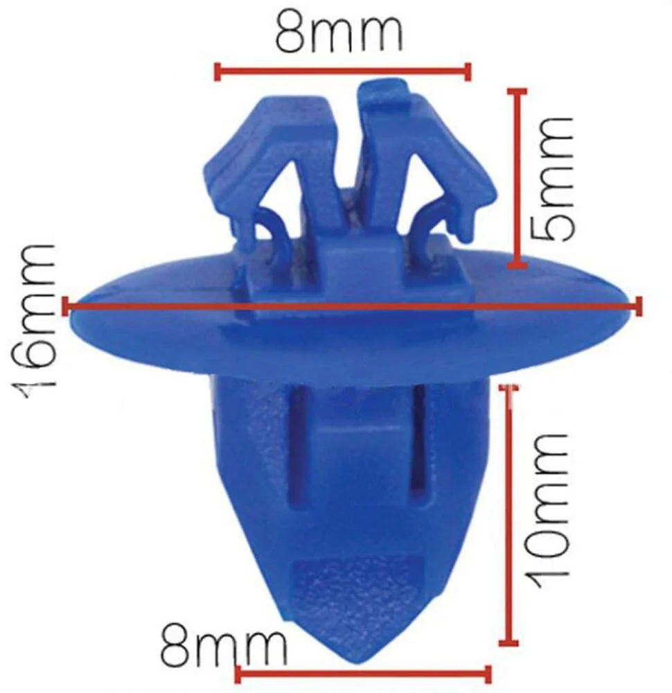 Automotive Spare Parts Car Universal Body Shield Retainer Bumper Fastener Nylon Clips Car Clip Auto Plastic Rivet