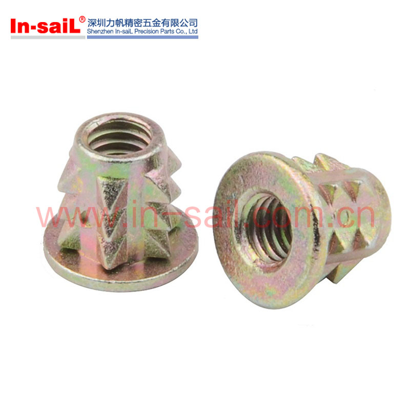 Barbed Insert Fastener for Furniture