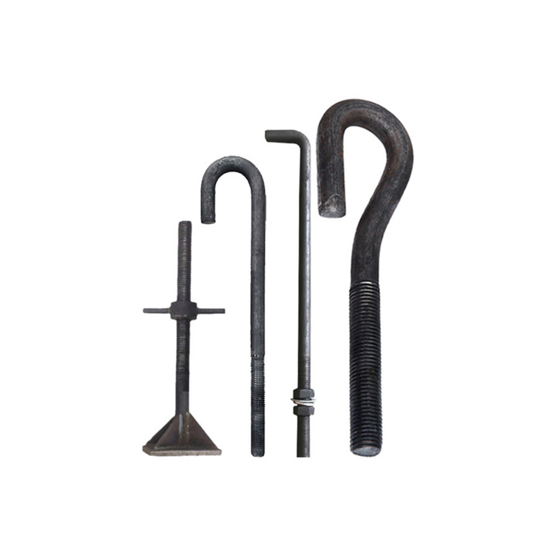 Industrial Grade Steel Anchor Bolts with Weatherproof Finish for Concrete Foundations