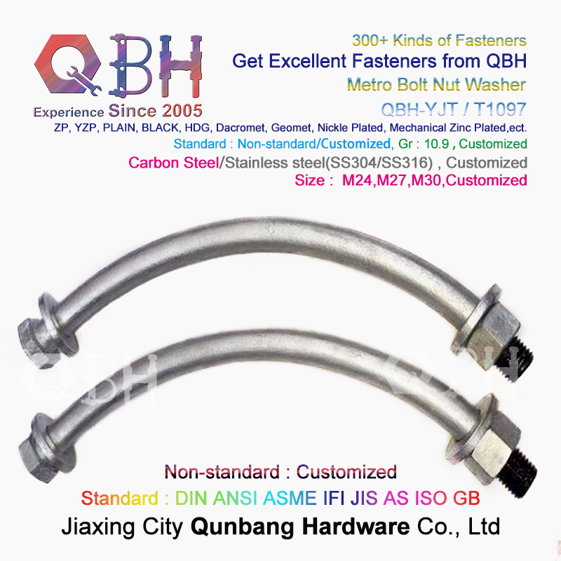 Qbh Building Construction/Steel Structure/Solar Panel/Machinery/Bridge/Railway/Metro/Marine/Signal Tower/Toy/Furniture External Threaded Fasteners