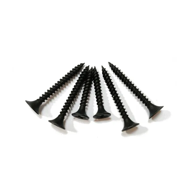 Carbon Steel Drywall Black Screws