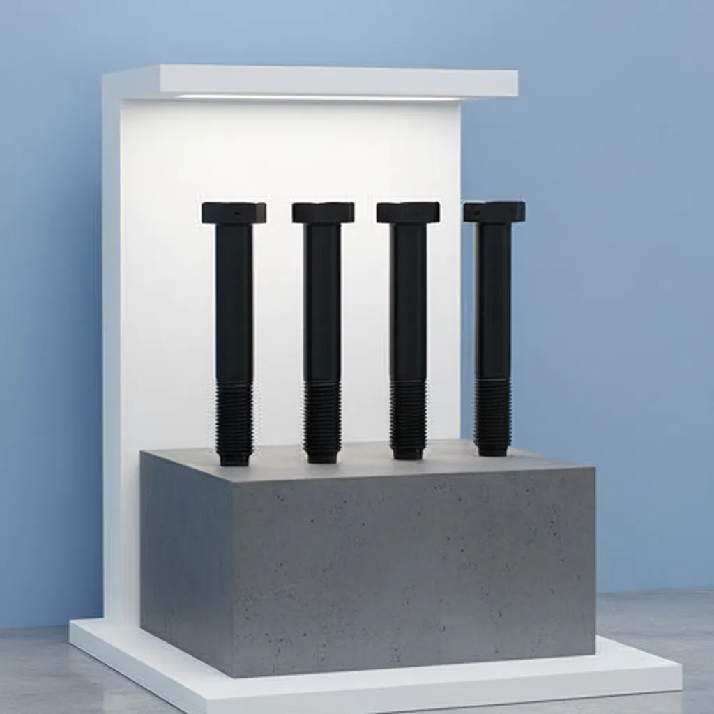 Factory Outlet High Strength Stainless Alloy Steel Half Thread Hardware Corrugated Nut Bolt Petrochemical Metal Hexagonal Stud Carriage Hex Flange Lock Fastener