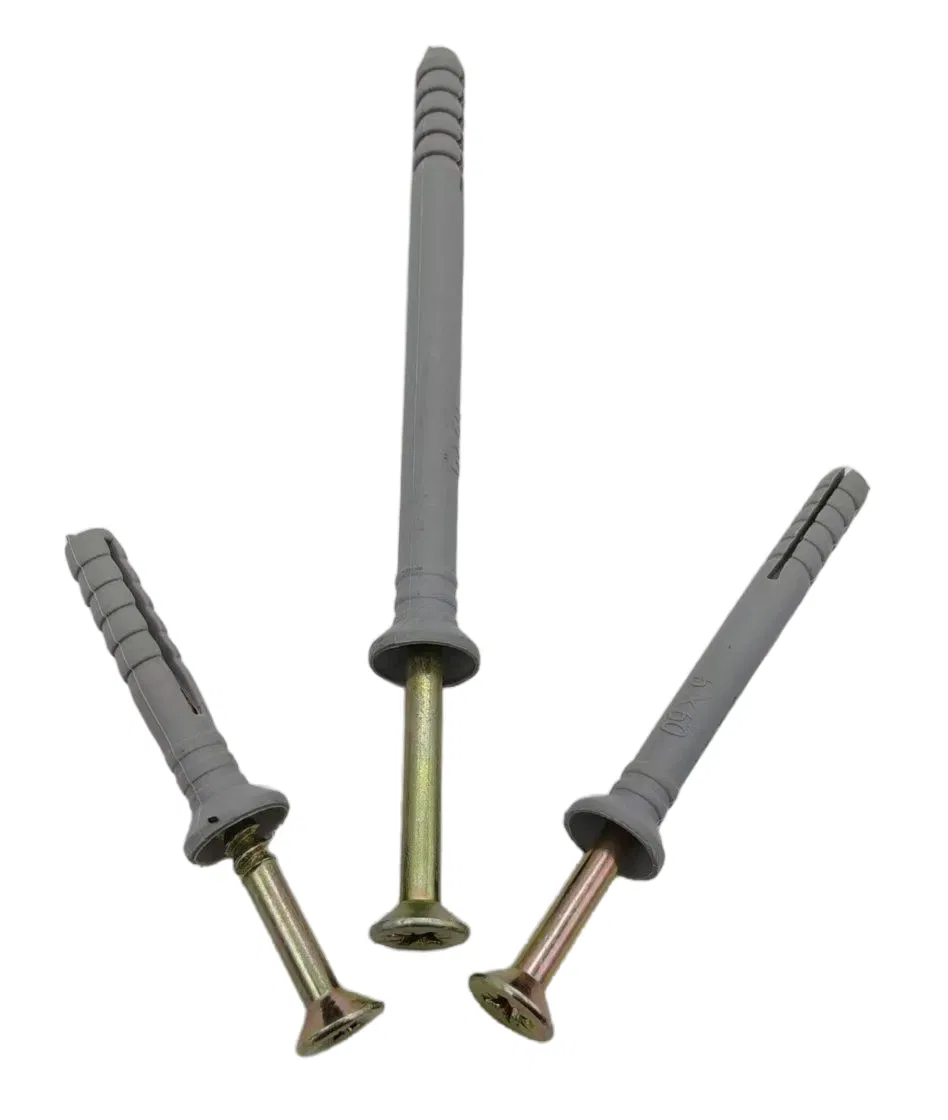 Multi-Purpose High Strength Nylon Wall Plug Anchor – Frame Fixing / Drywall Expansion / Hammer Drive Fastener