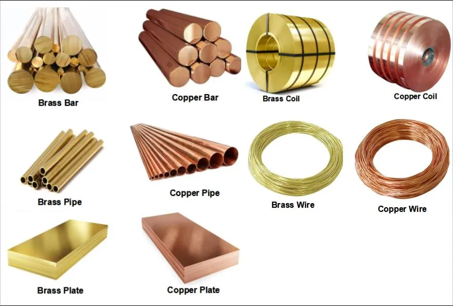 Copper Strip and Sheet Types