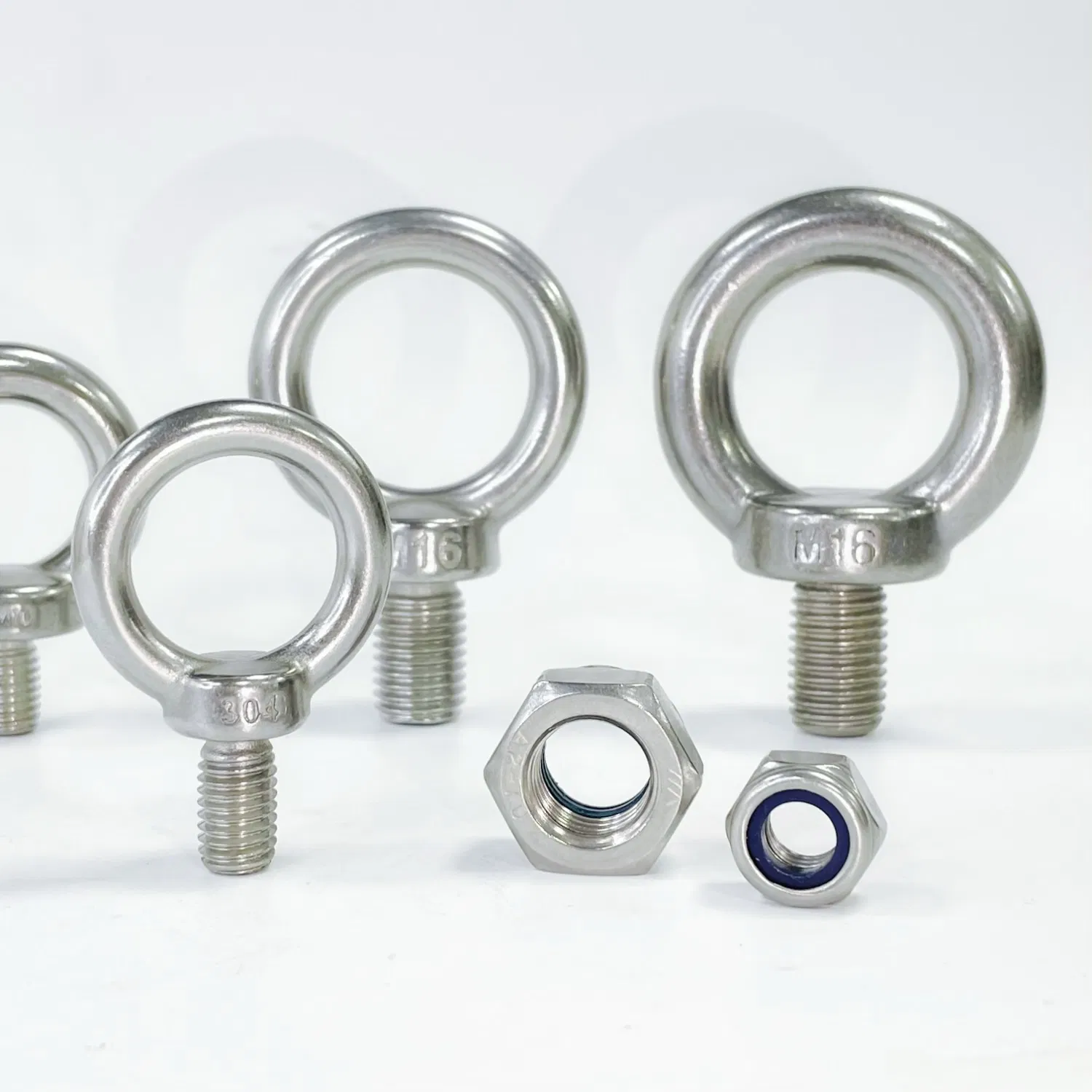 Customized Top - Selling Fasteners: Premium 316 Stainless Steel Ring Bolts &amp; Nuts Kits