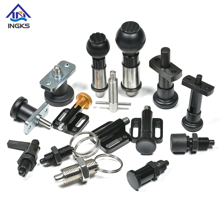 Stainless Steel Pull Ring Main Body Indexing Plunger with Non-Threaded Body