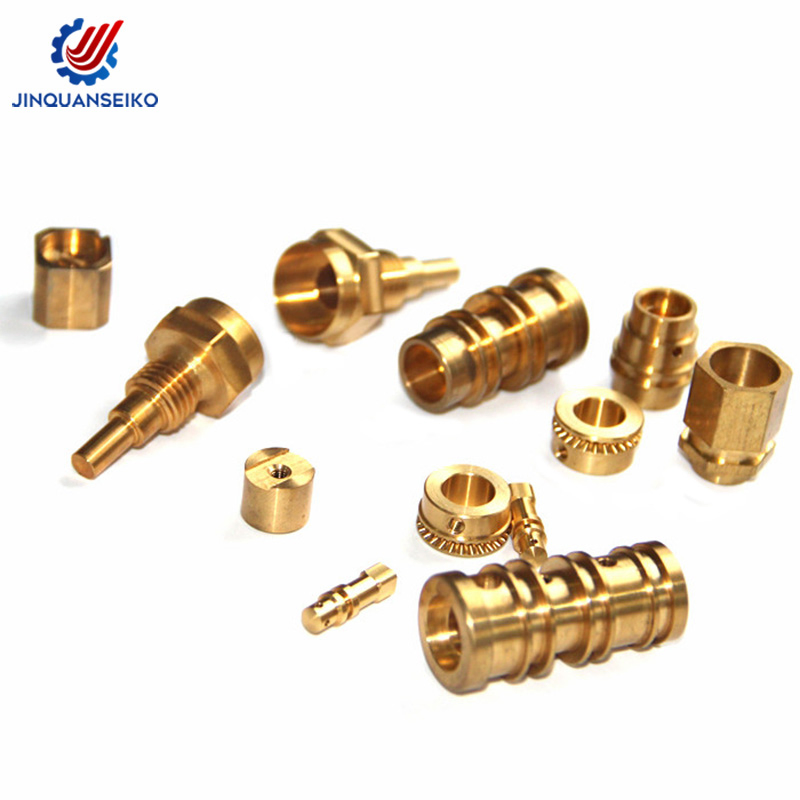 OEM Custom CNC High Precision Brass Milling Lathe Component Brass/Metal/Anodized Aluminum Thread Insert Sleeve Fastener