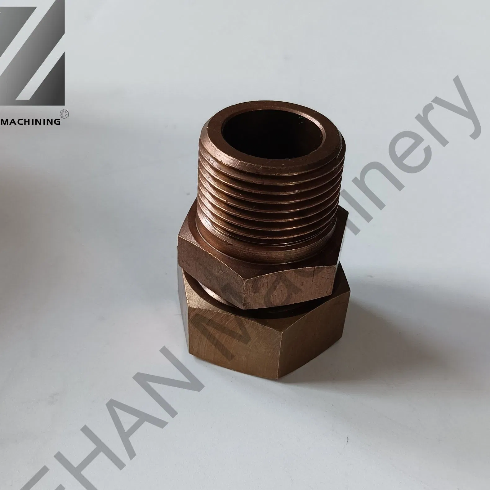 Custom Wholesale Brass Pipe Coupling Male Threaded Hex Nipple Fasteners