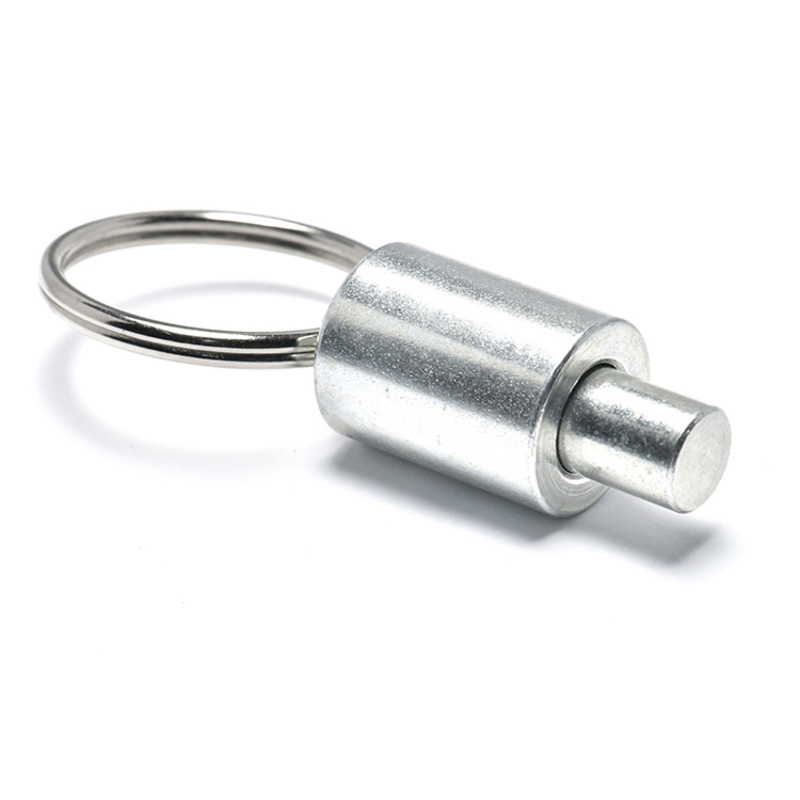 Stainless Steel Pull Ring Main Body Indexing Plunger with Non-Threaded Body