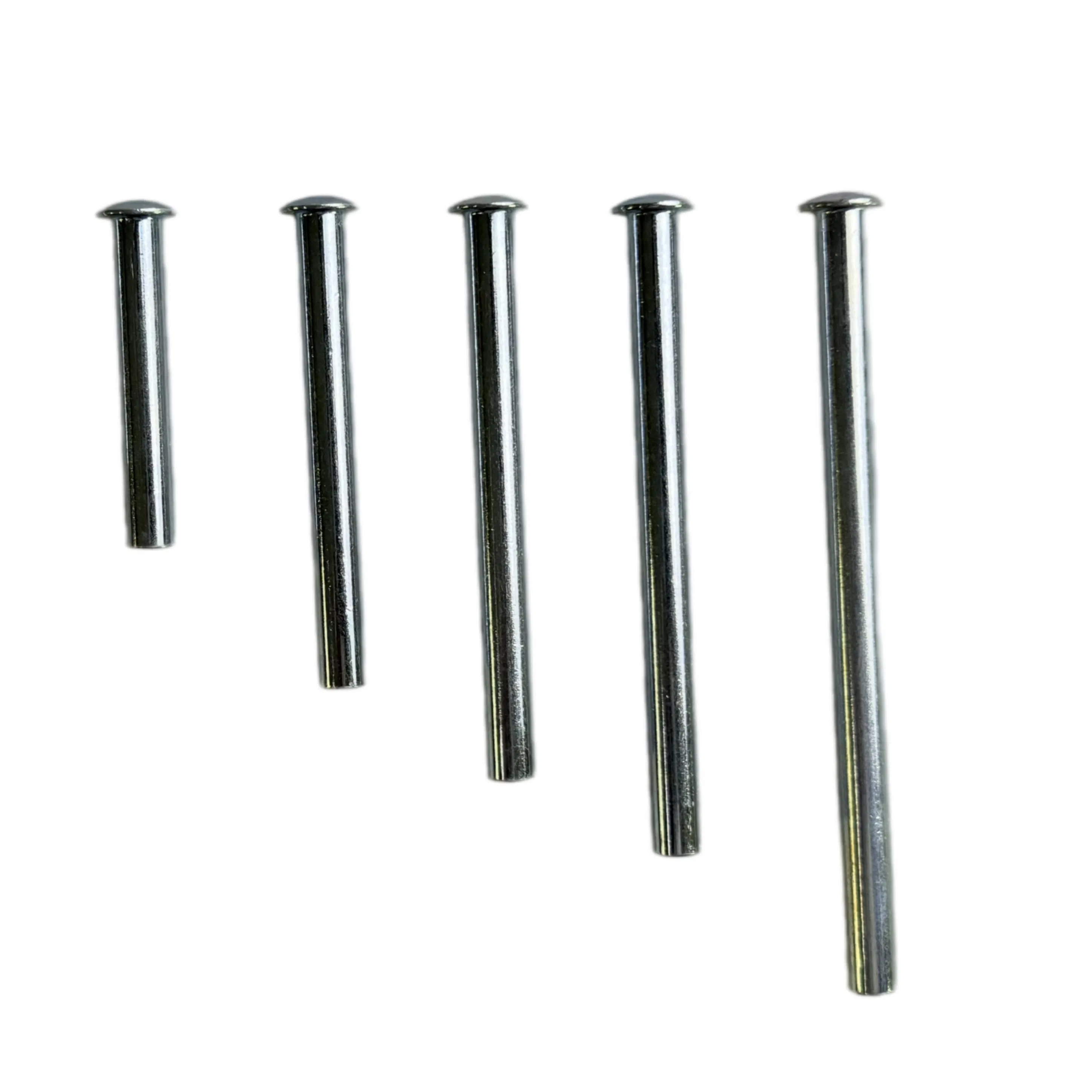 Marine Grade 4X26mm Diameter 5083 Aluminum Round Head Semi Hollow Rivet for Boat Hull Assembly and Shipbuilding Applications