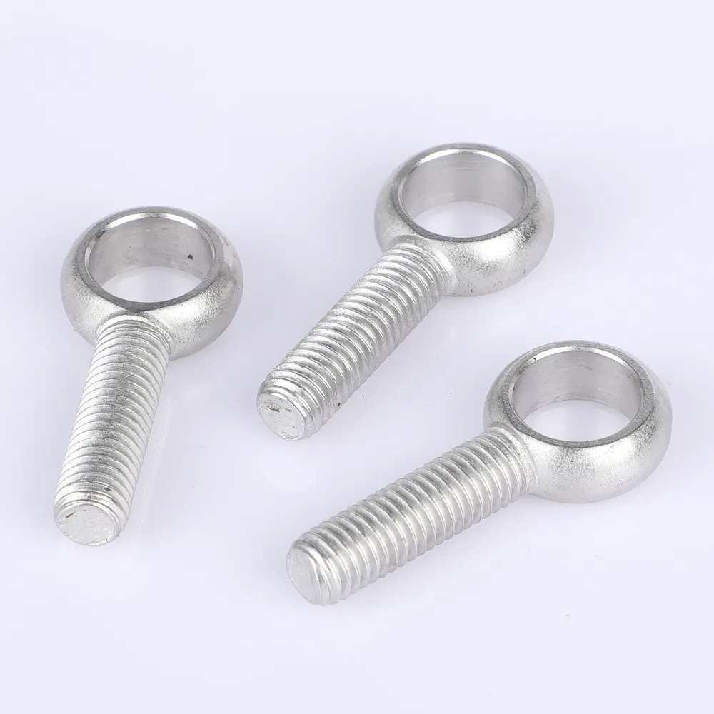 Marine Grade Polished Stainless Steel Welded Anchor Lifting Eye Bolt for Heavy Traction