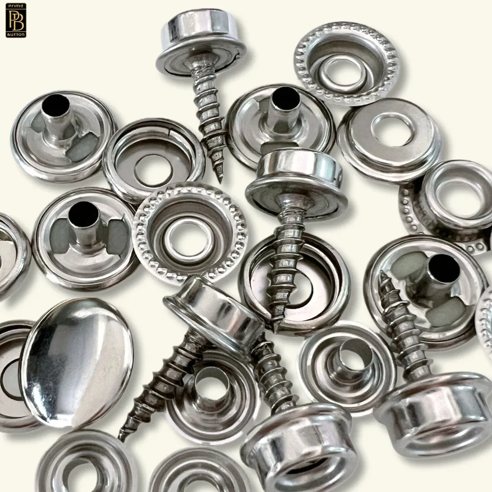 Heavy Duty Stainless Steel SS304 Screw Snap Fastener for Wood to Fabric
