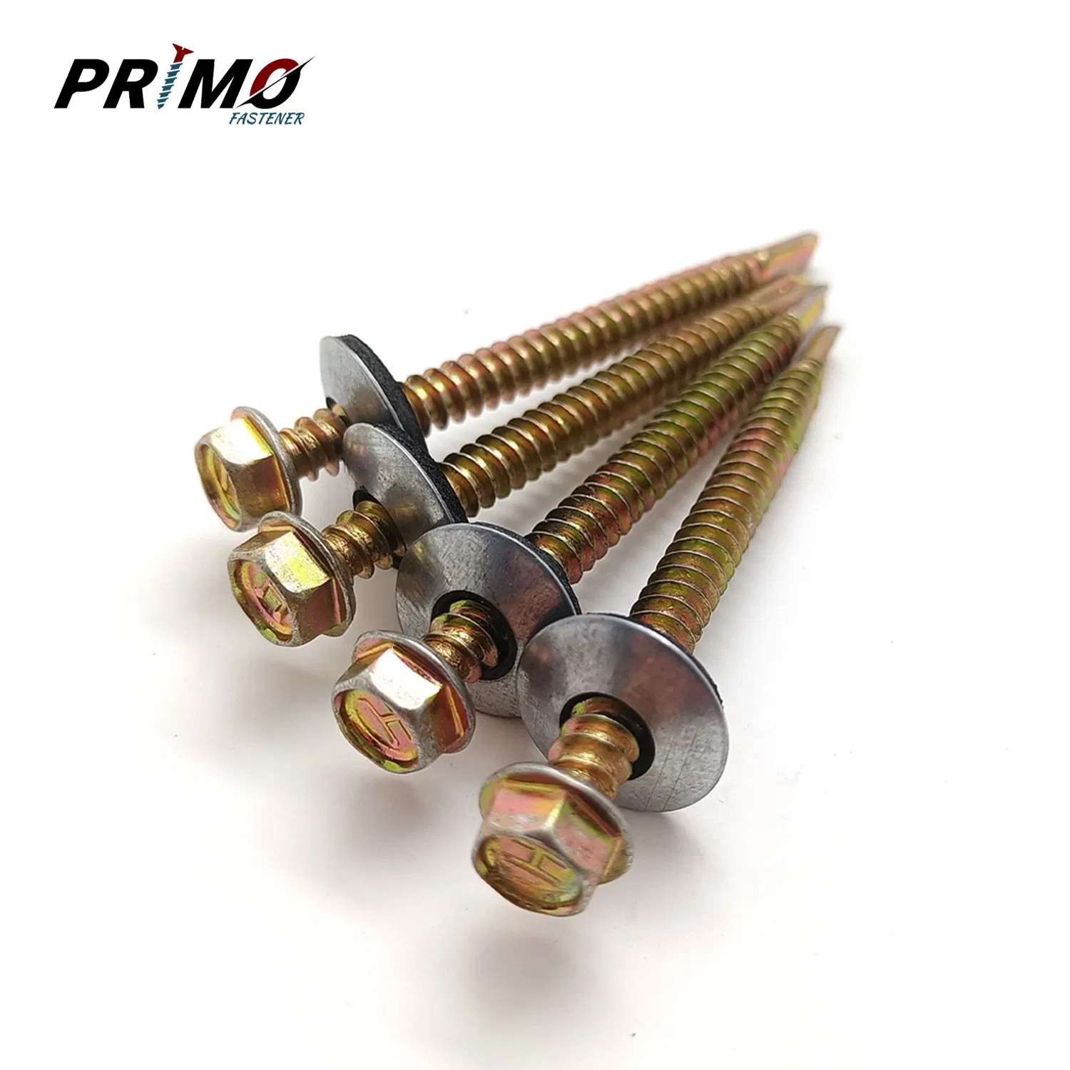Double-Coat Phosphated Hex Head Self-Tapping Weatherproof Roofing Screws