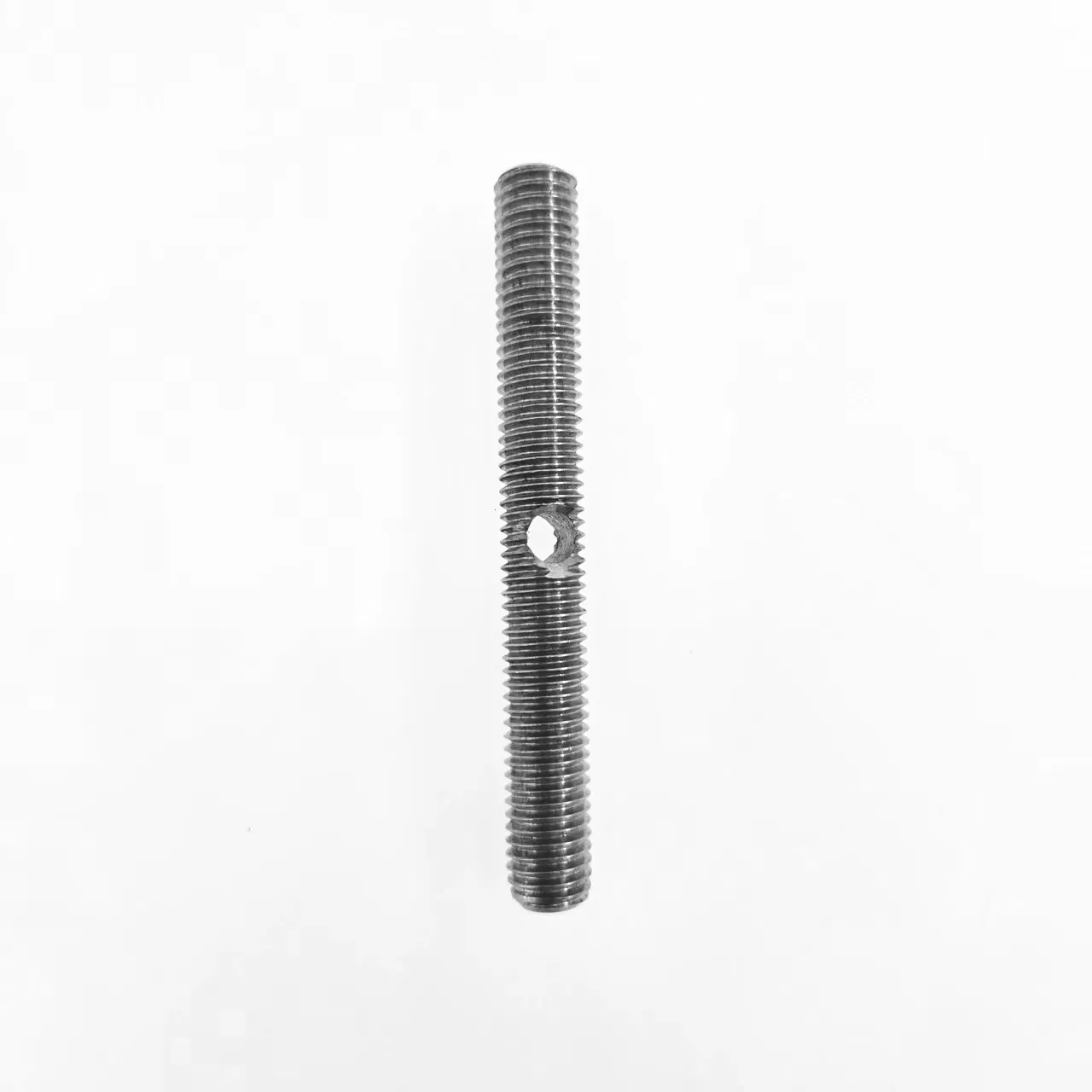 Non-Standerd Stainless Steel 304 Full Threaded M12*100 Studs with a M7 Hole in The Middle