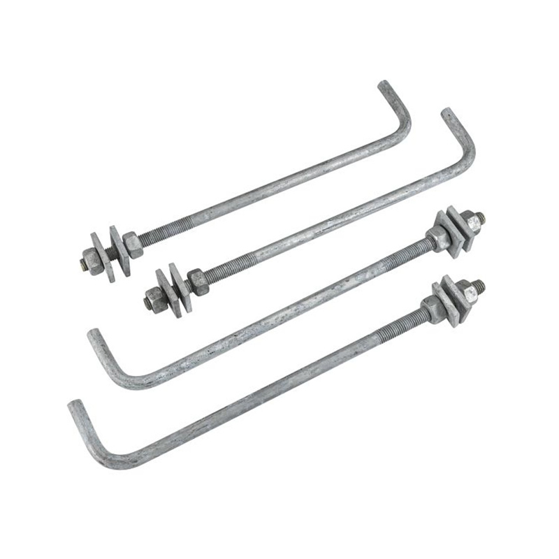 Industrial Grade Steel Anchor Bolts with Weatherproof Finish for Concrete Foundations