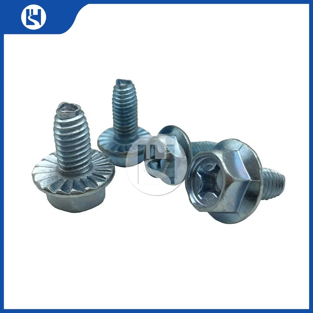 Self Tapping Screw and Hexagonal Flange Stainless Steel Hardware Fastener