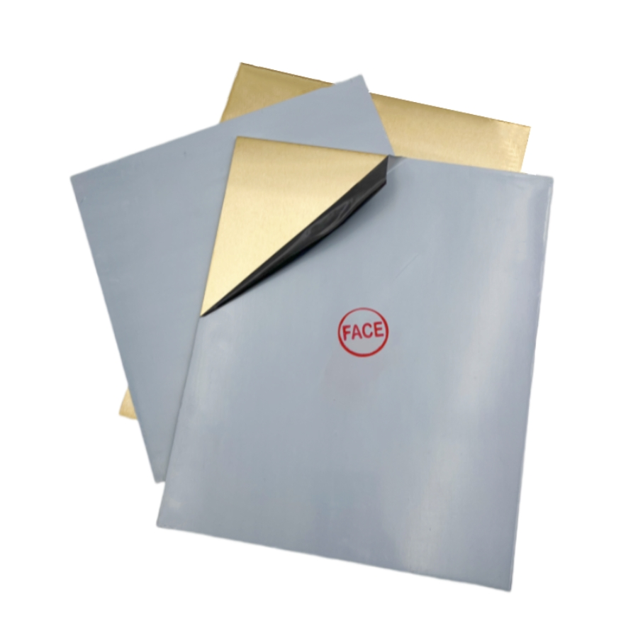 Worldwide Popular Precision Brass CNC Sheet One Side Polished with No Paint Printing Materials