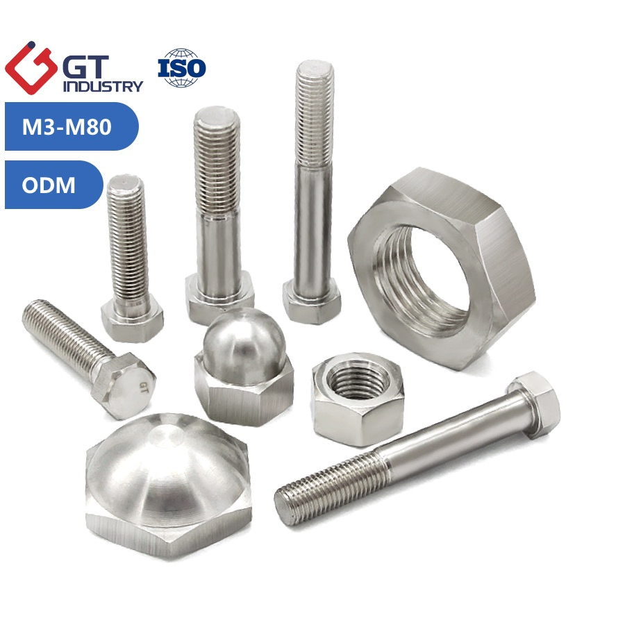 ASTM A193 B7 Stud Hex Bolt A354 Grade Bd Screw 4140 Scm440 42CrMo4 Alloy Steel Rod Fasteners