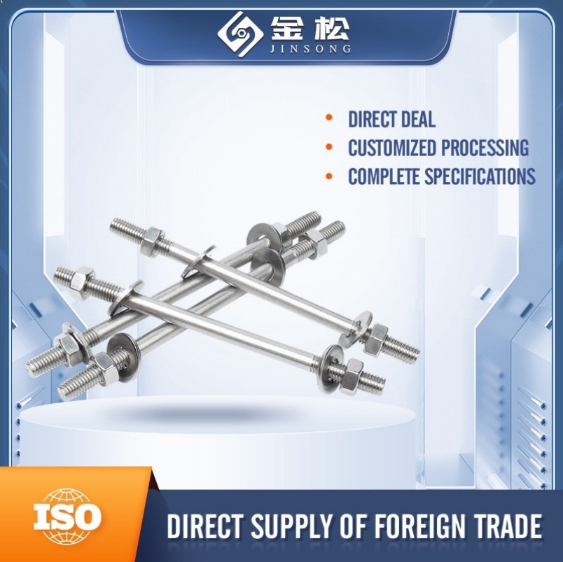 Weatherproof Wall-Through Bolt with Rubber Gasket for Soundproofing Jobs Sale