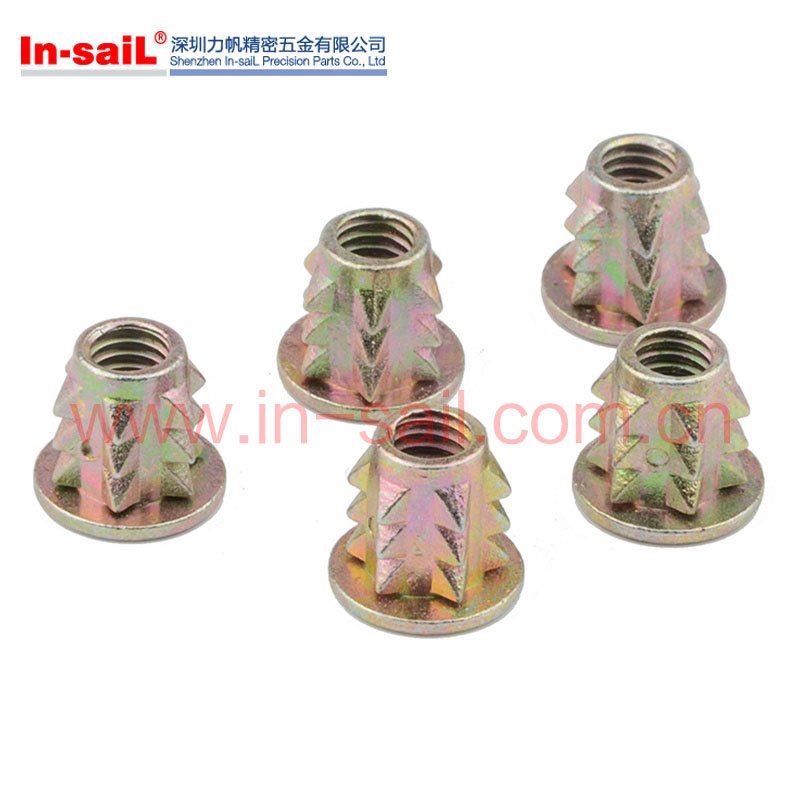 Barbed Insert Fastener for Furniture