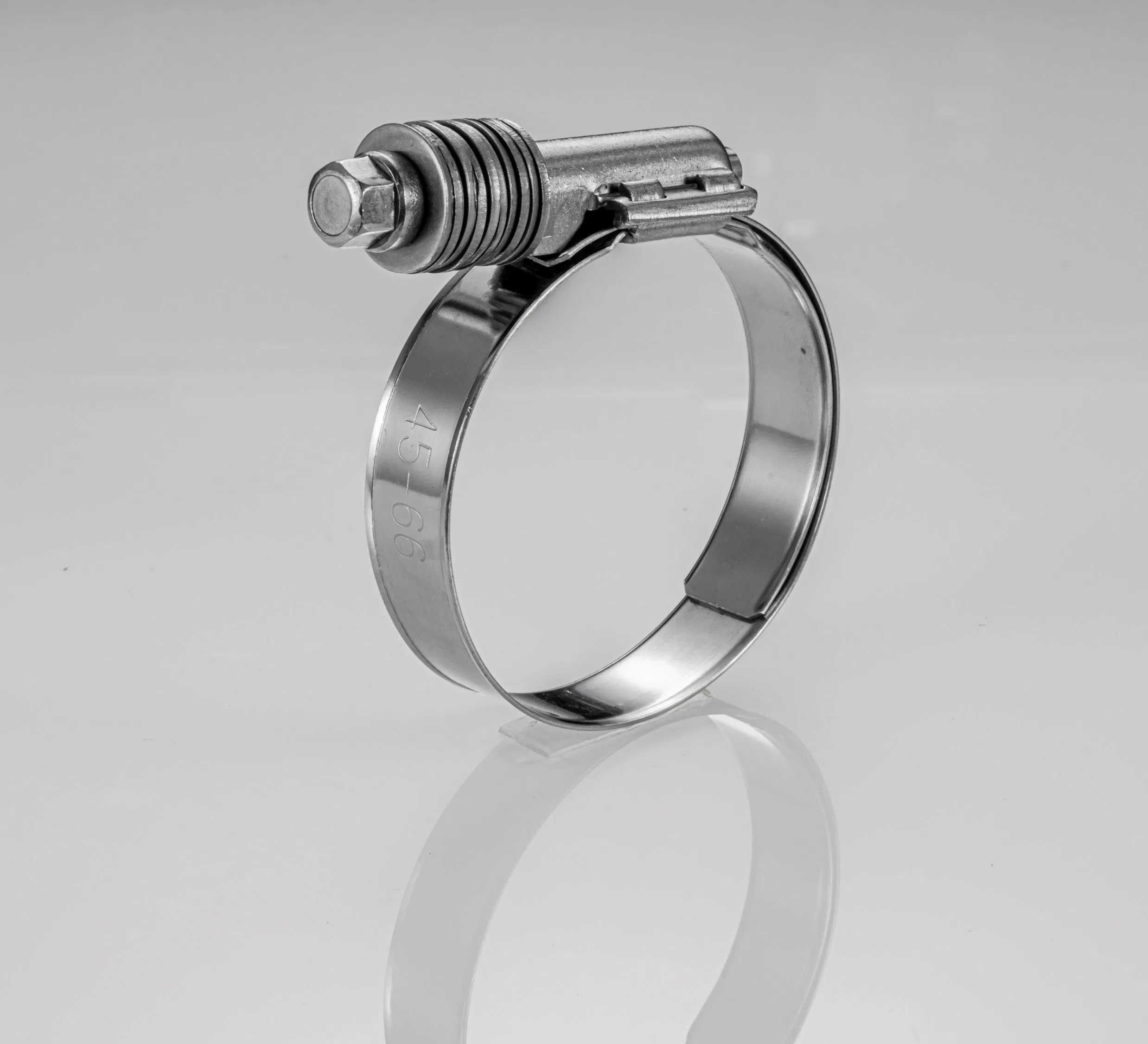 Adjustable Constant Torque Perforated Hose Clamp Water and Air Lines, Spring Washer, American Type, Stainless Steel, 32-54 mm, Automotive Parts, China Fastener