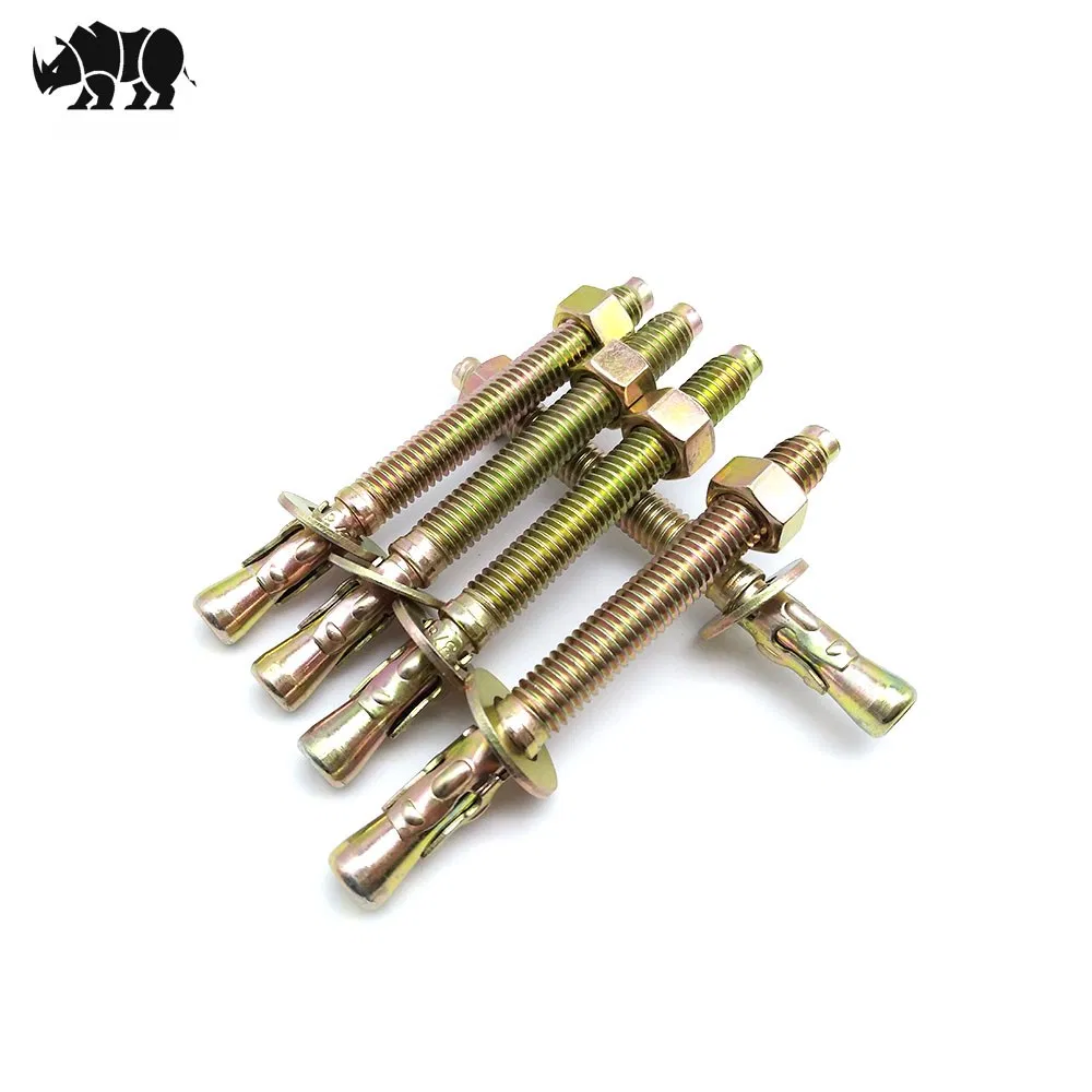 Heavy-Duty Stainless Steel Sleeve Wedge Anchor Fasteners for Construction