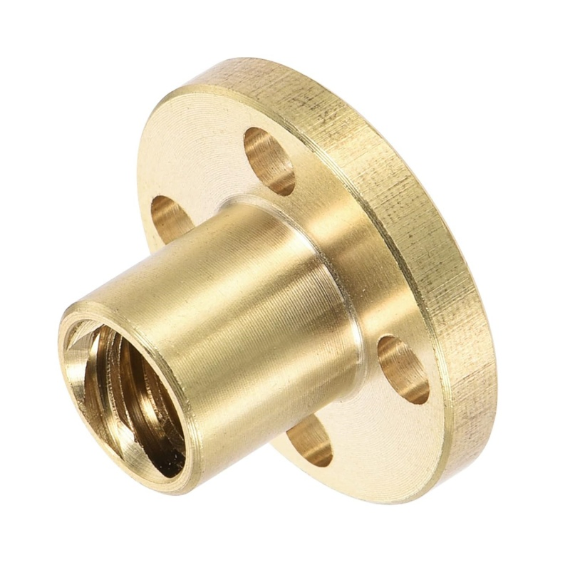 Customizable Brass Trapezoidal Thread Nut