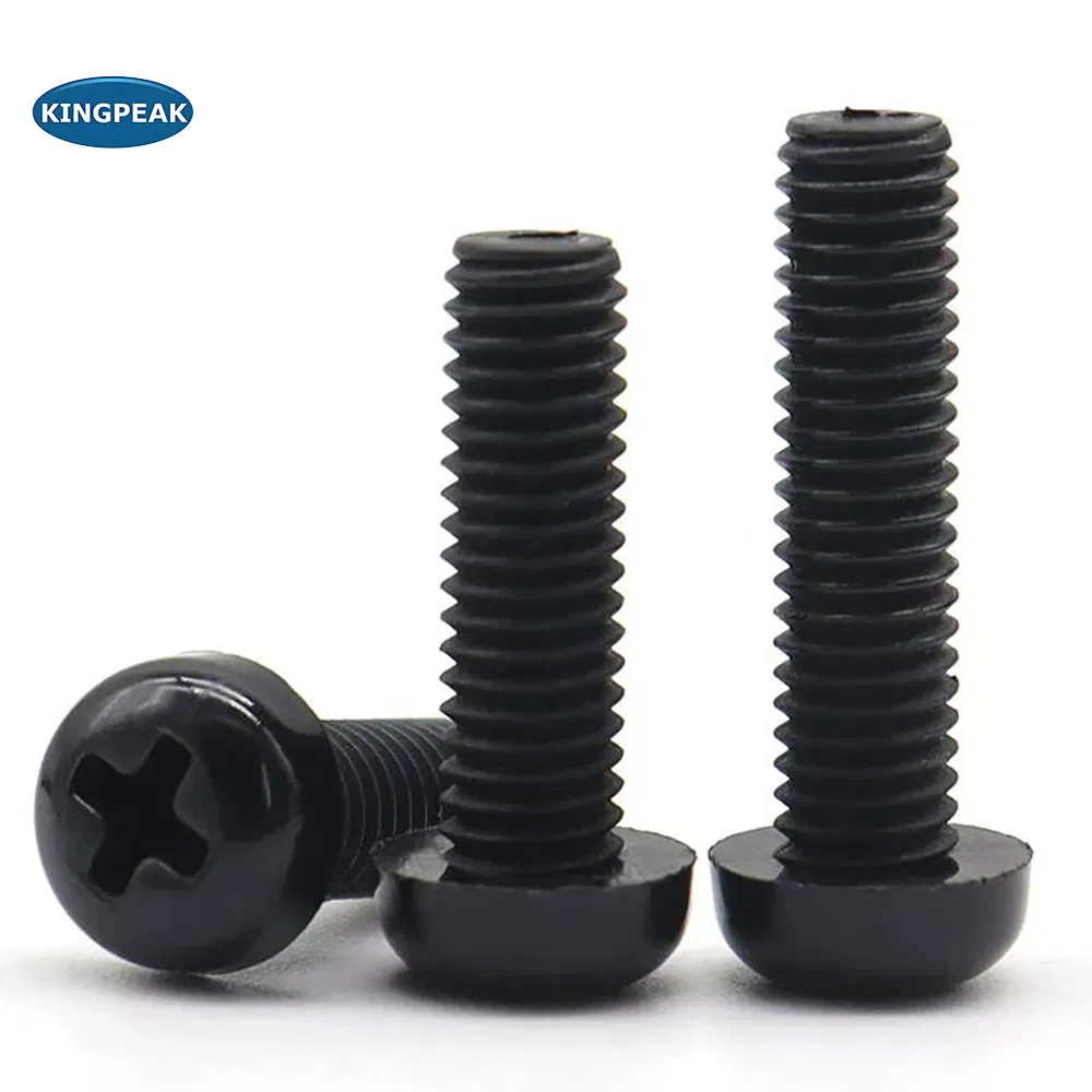 Recessed Pan Head Corrosion Resistant Metric White Black Mechanical Fasteners
