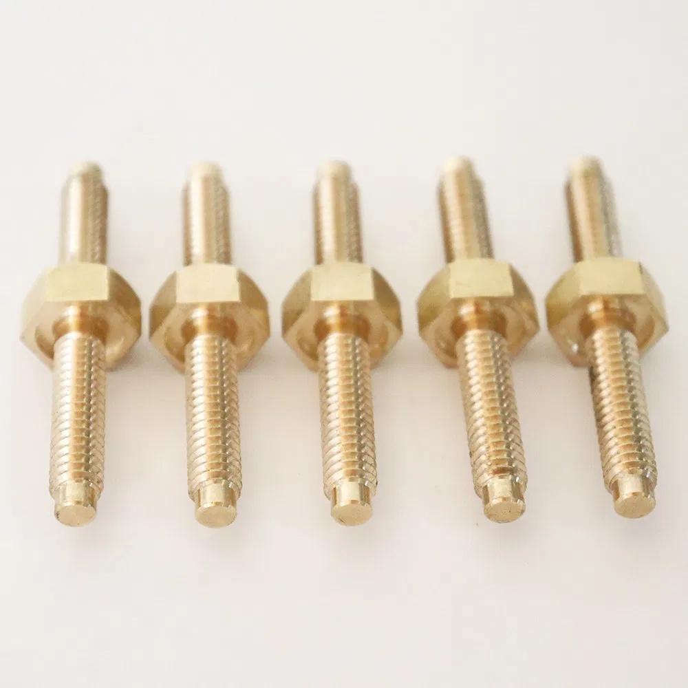 Copper Threaded Copper Double-Headed Screws Non-Standard Fasteners