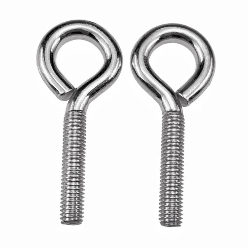 Weatherproof Blue Zinc Open Eye Screw Self Tapping Wood Hook Outdoor Applications