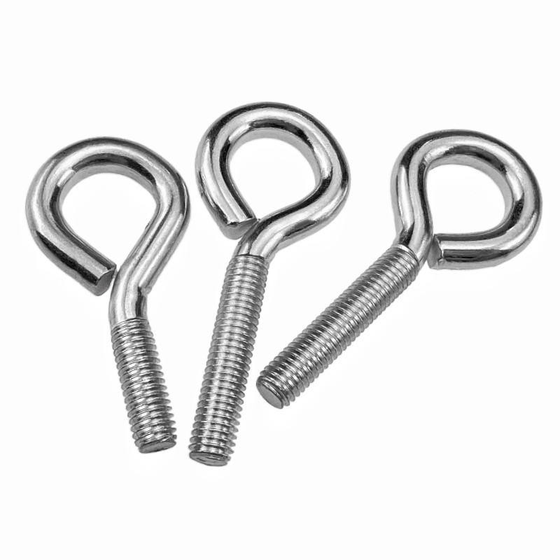 Weatherproof Blue Zinc Open Eye Screw Self Tapping Wood Hook Outdoor Applications