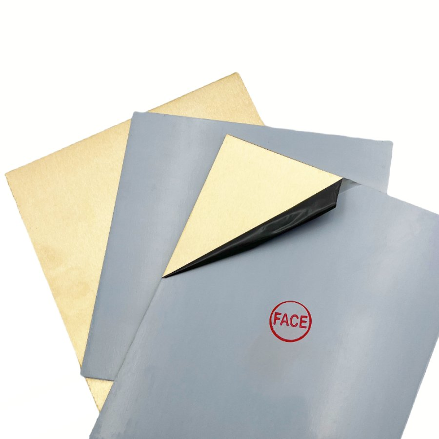 Worldwide Popular Precision Brass CNC Sheet One Side Polished with No Paint Printing Materials
