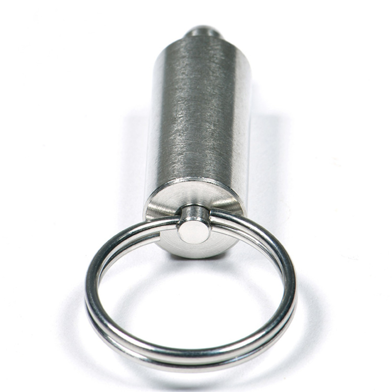 Stainless Steel Pull Ring Main Body Indexing Plunger with Non-Threaded Body
