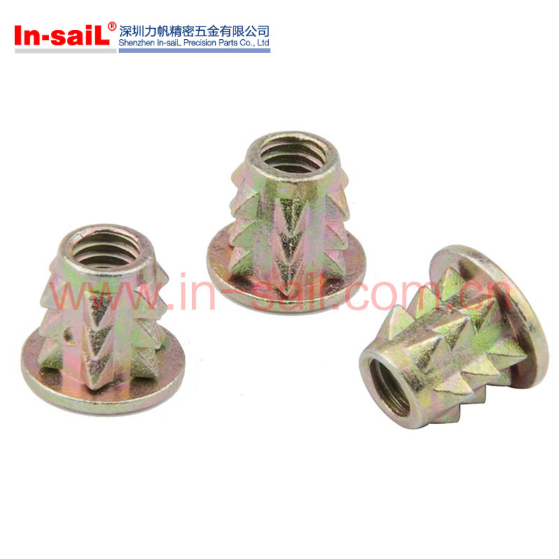 Barbed Insert Fastener for Furniture