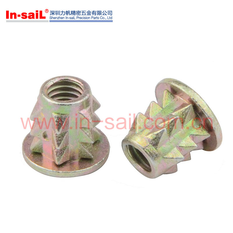 Barbed Insert Fastener for Furniture