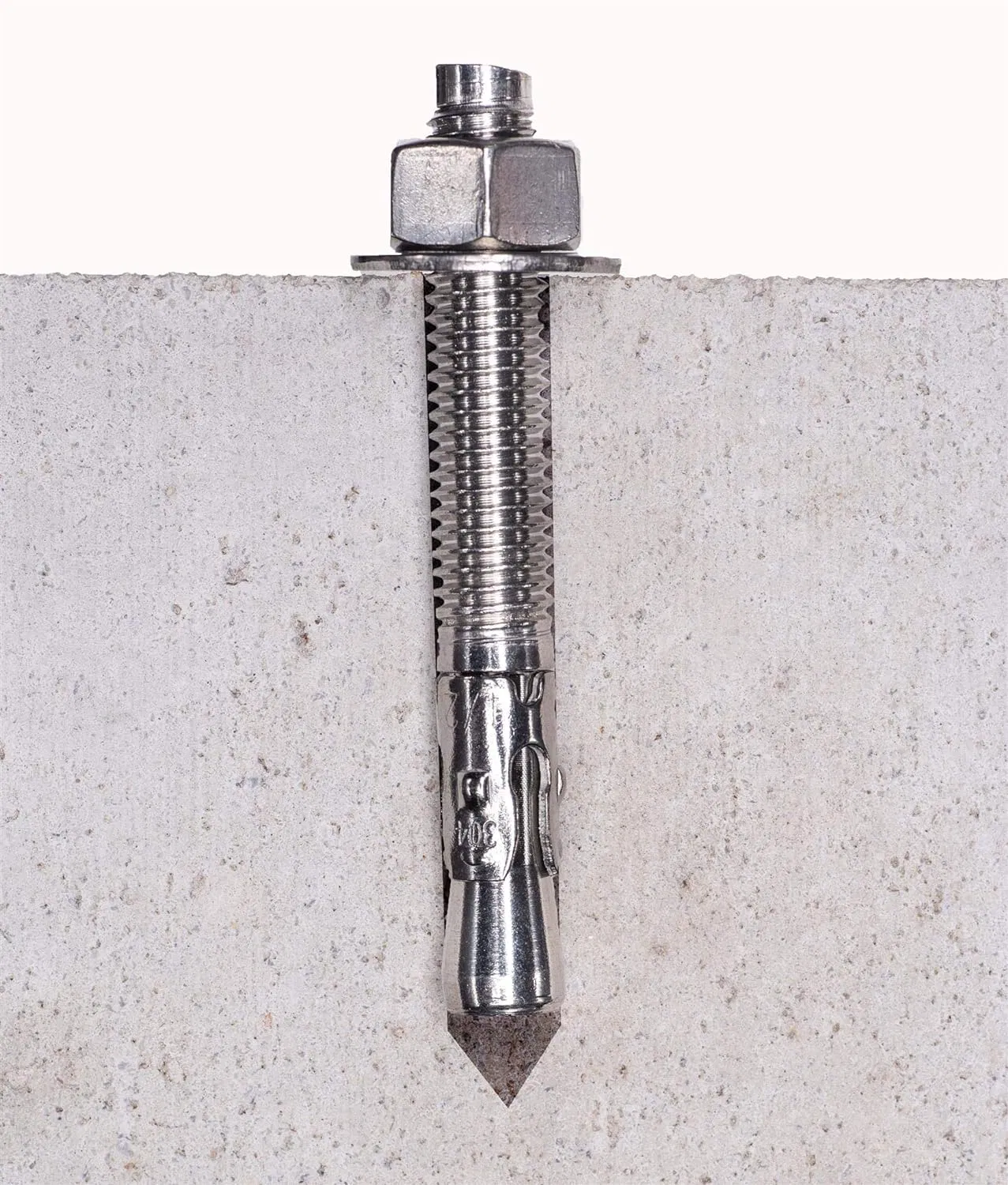 Bolt Dropper Stainless Steel Wedge Anchors, Corrosion Resistant Concrete Fasteners