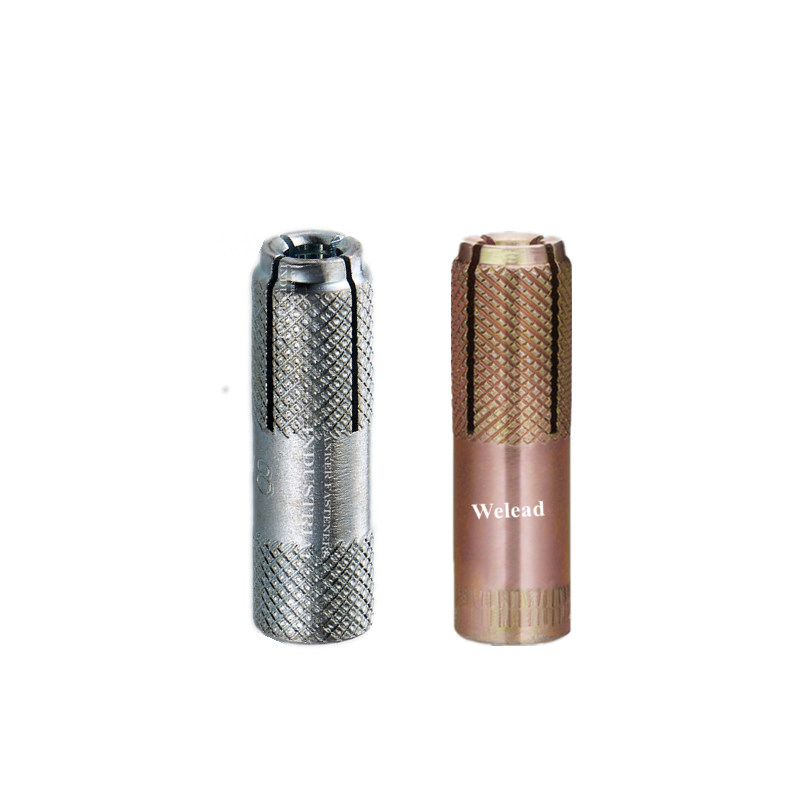 3/8" Drop in Anchor Expansion Concrete Fastener Threaded Nut Grip Anchor Mild Carbon Steel Zinc Galvanized Wholesale Exporter China Manufactory