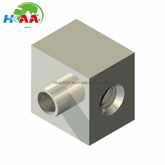 Customized Precision CNC Milling Square Aluminum Chassis Fastener