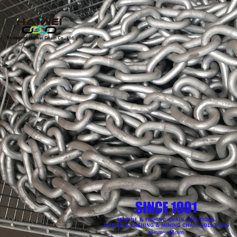 Grade U1 U2 U3 Marine Anchor Chain Open Link Common