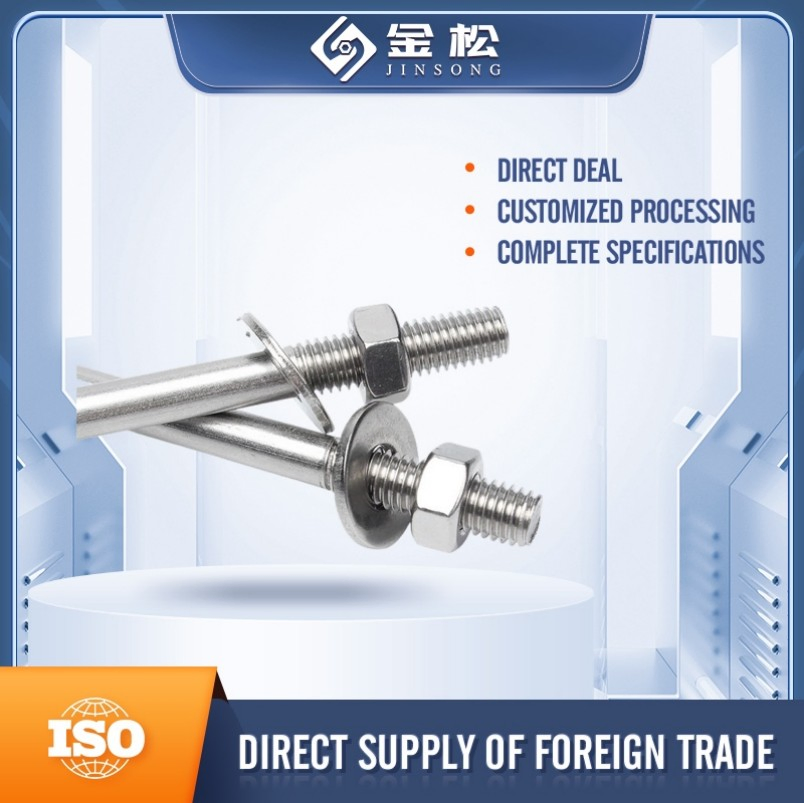 Weatherproof Wall-Through Bolt with Rubber Gasket for Soundproofing Jobs Sale