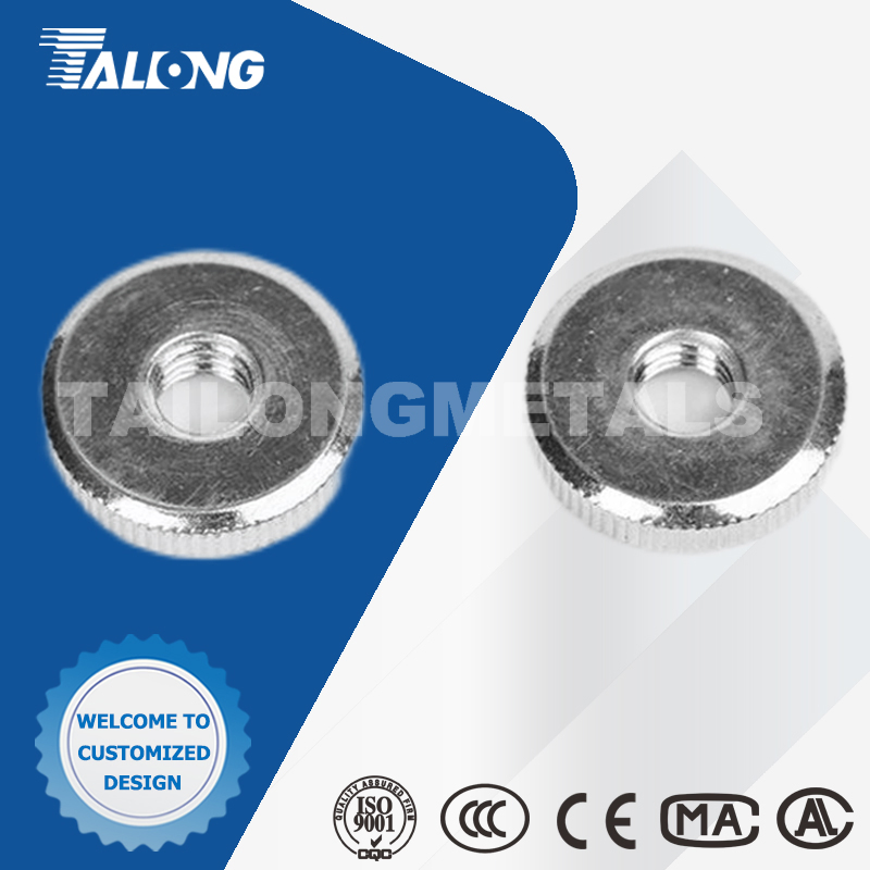 Manufacturers Supply Thick Knurled Nuts Round Nuts Custom Non-Standard Fasteners