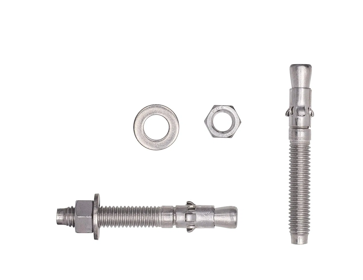 Bolt Dropper Stainless Steel Wedge Anchors, Corrosion Resistant Concrete Fasteners