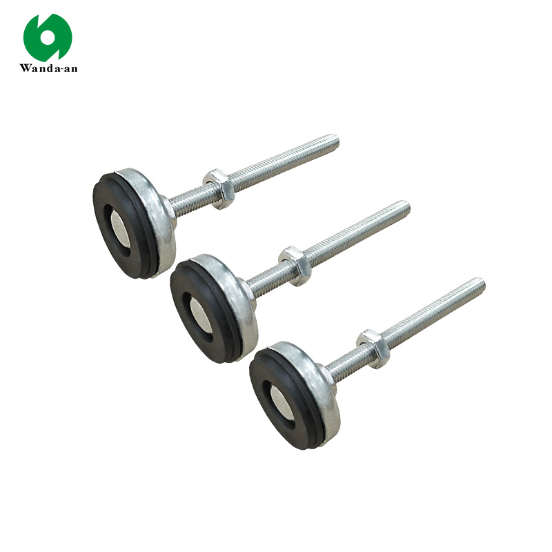 Custom Stainless Steel Adjustable Guide Pad M8 M10 Thread Leveling Feet Legs Fasteners