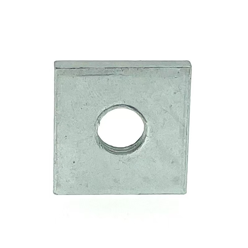 Aluminum Square Nut Fasteners with Galvanized Square Screw Cap Features
