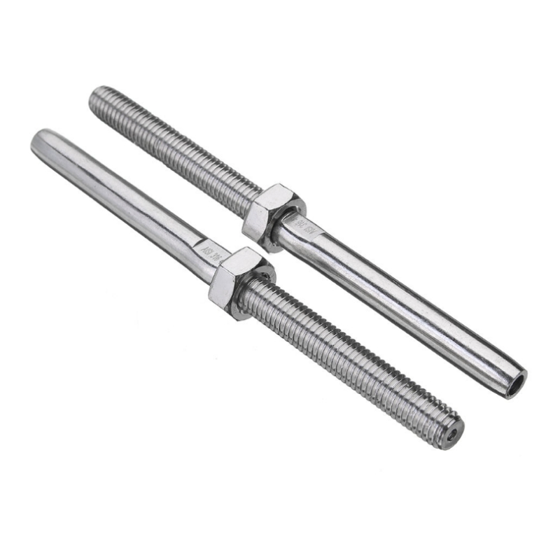 Mirror-Polished Wire Rope Swage Stud with Nut for Marine Fitting with ISO 9001 SGS Marine Grade