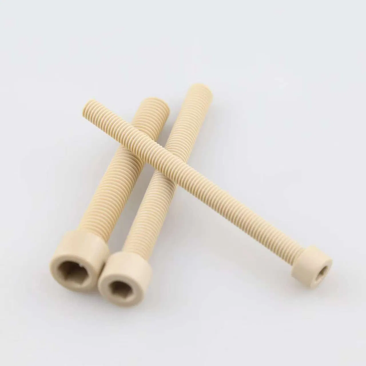 Custom High Strength Hexagon Nut Plastic Fasteners for Injection Molding 2.