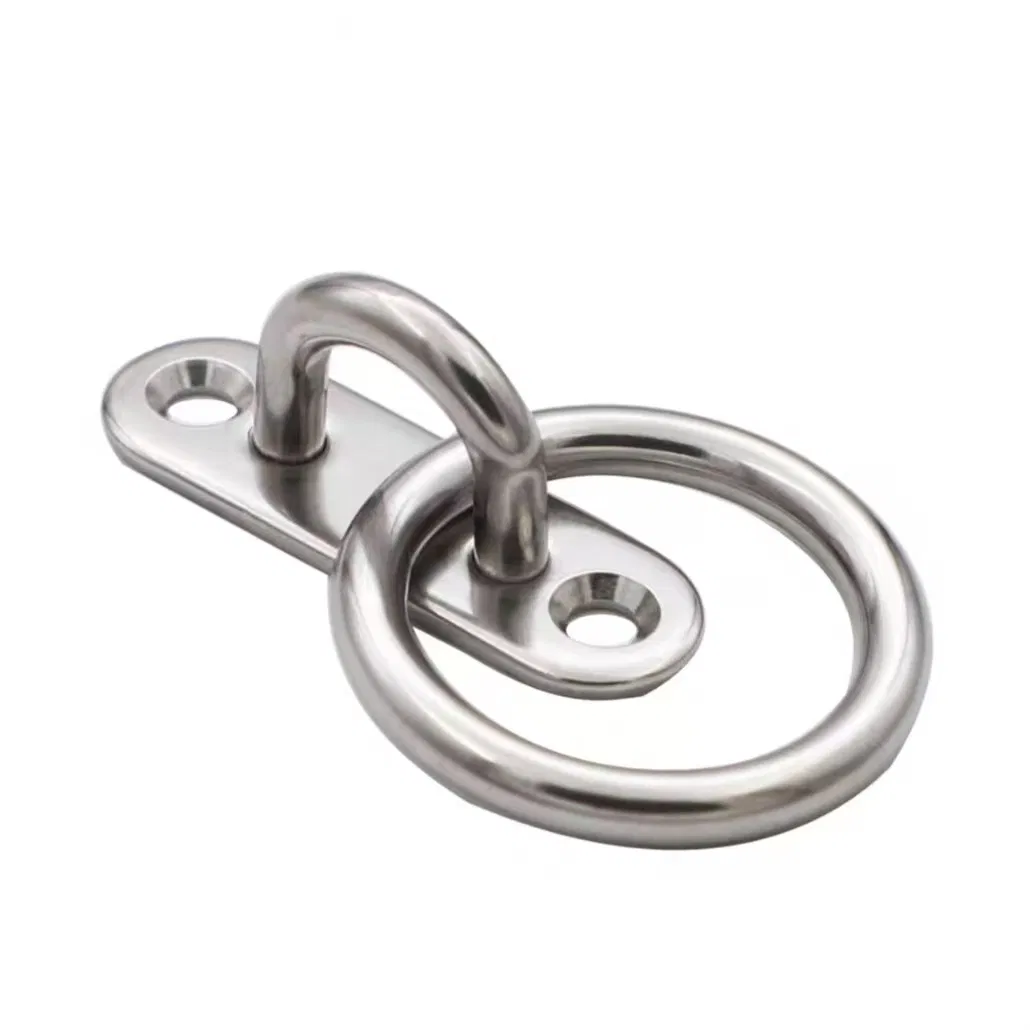 Oval Gate Fastener with Ring - High-Strength Building Hardware Accessory
